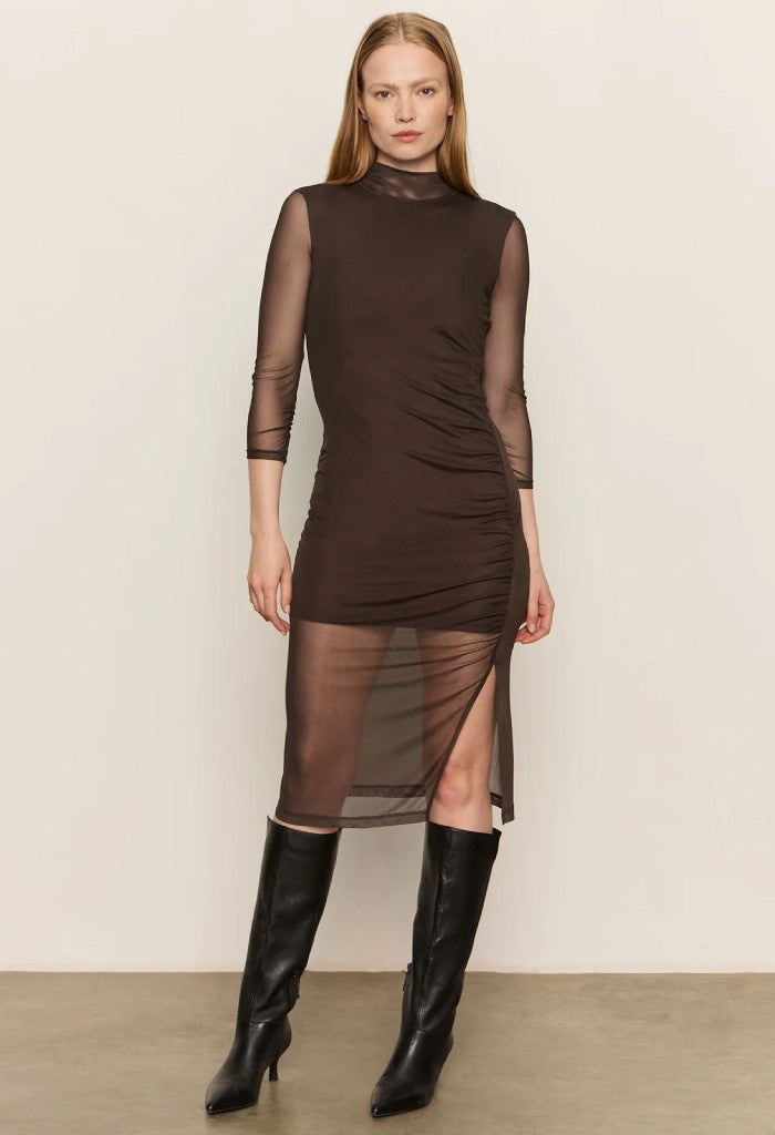 Sanctuary Clothing Night Out Mock Dress-Semi Sweet