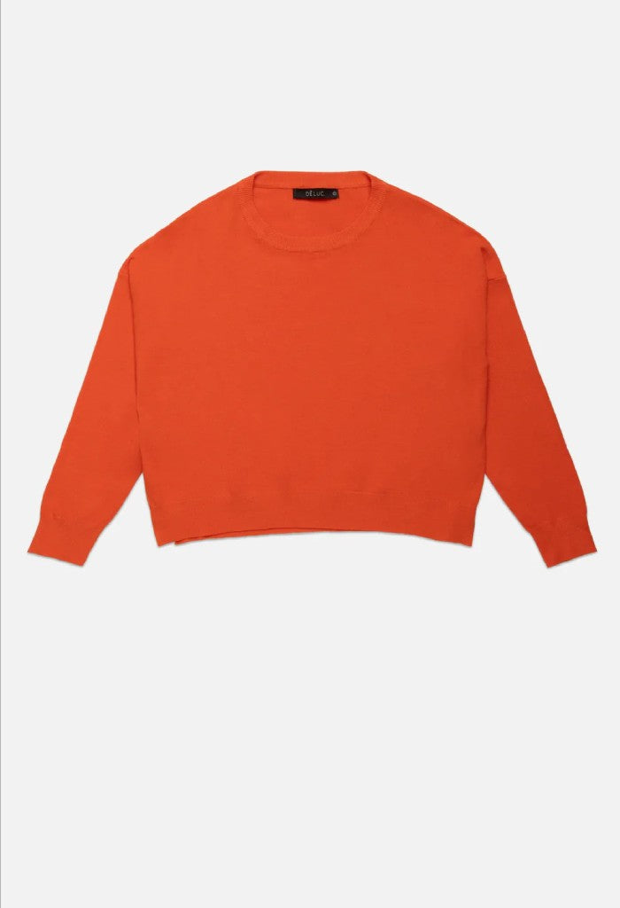 Deluc Clothing Polly Sweater-Red