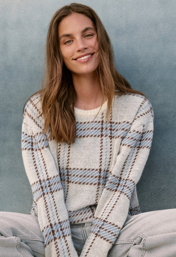 Z Supply Junction Plaid Sweater