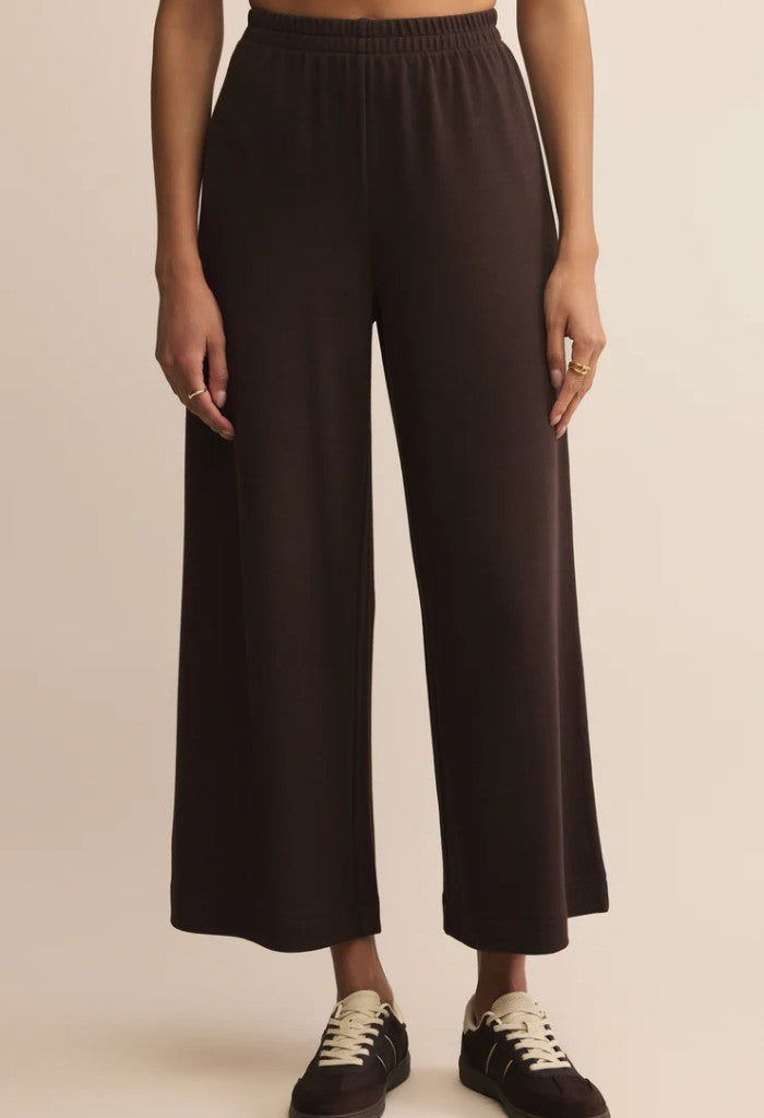 Z Supply Scout Rib Pant-Chocolate Cherry