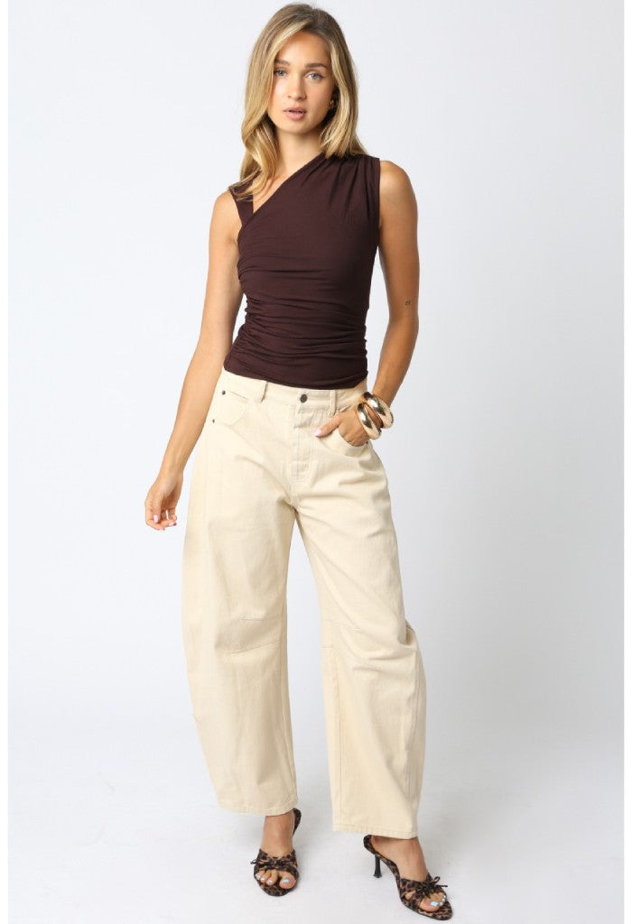 KK Bloom Mia Knit Top-Dark Espresso