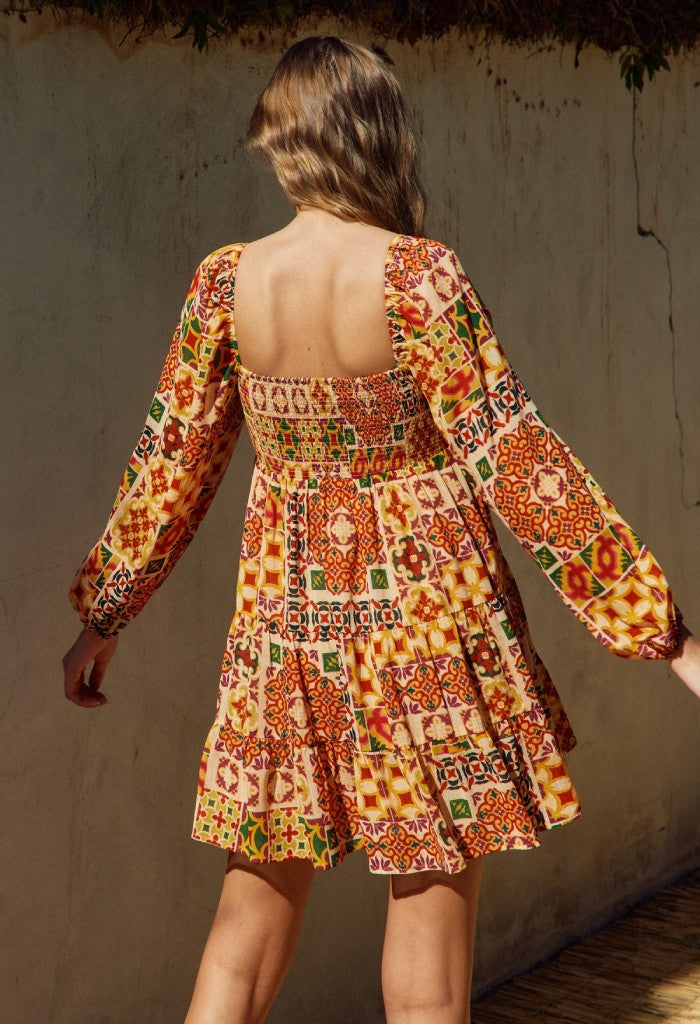 KK Bloom Bonnie Babydoll Swing Dress