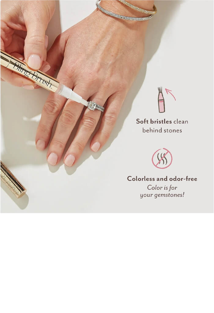 Baublerella Bling Brush Natural Jewelry Cleaner