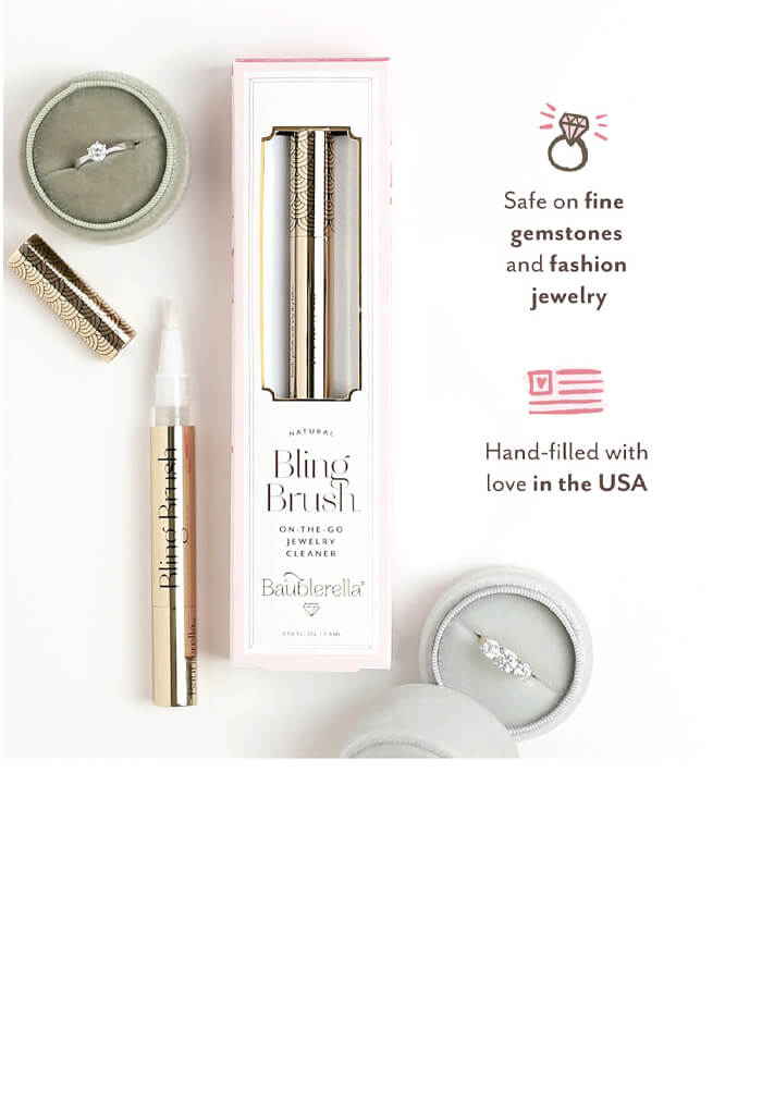 Baublerella Bling Brush Natural Jewelry Cleaner