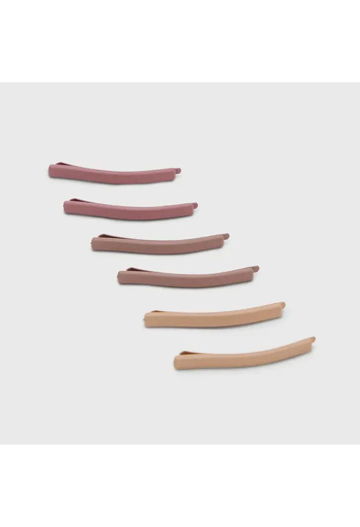 Kitsch Enamel Bobby Pins 6PC Set