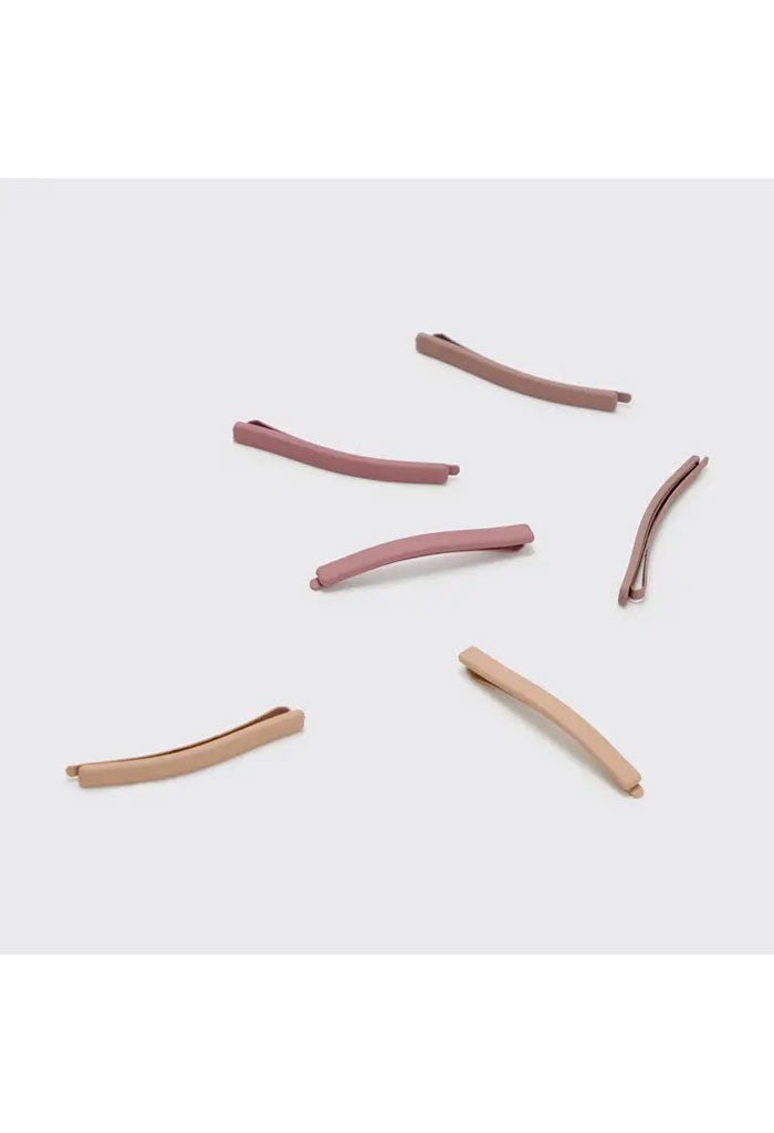 Kitsch Enamel Bobby Pins 6PC Set