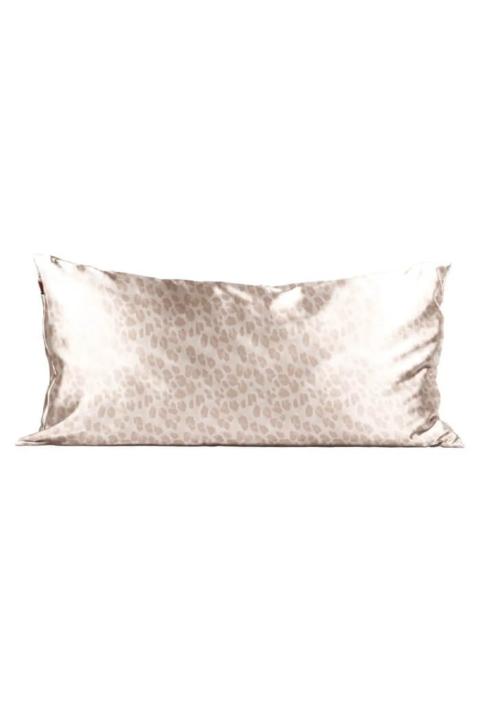 Kitsch Satin King Pillowcase-Leopard