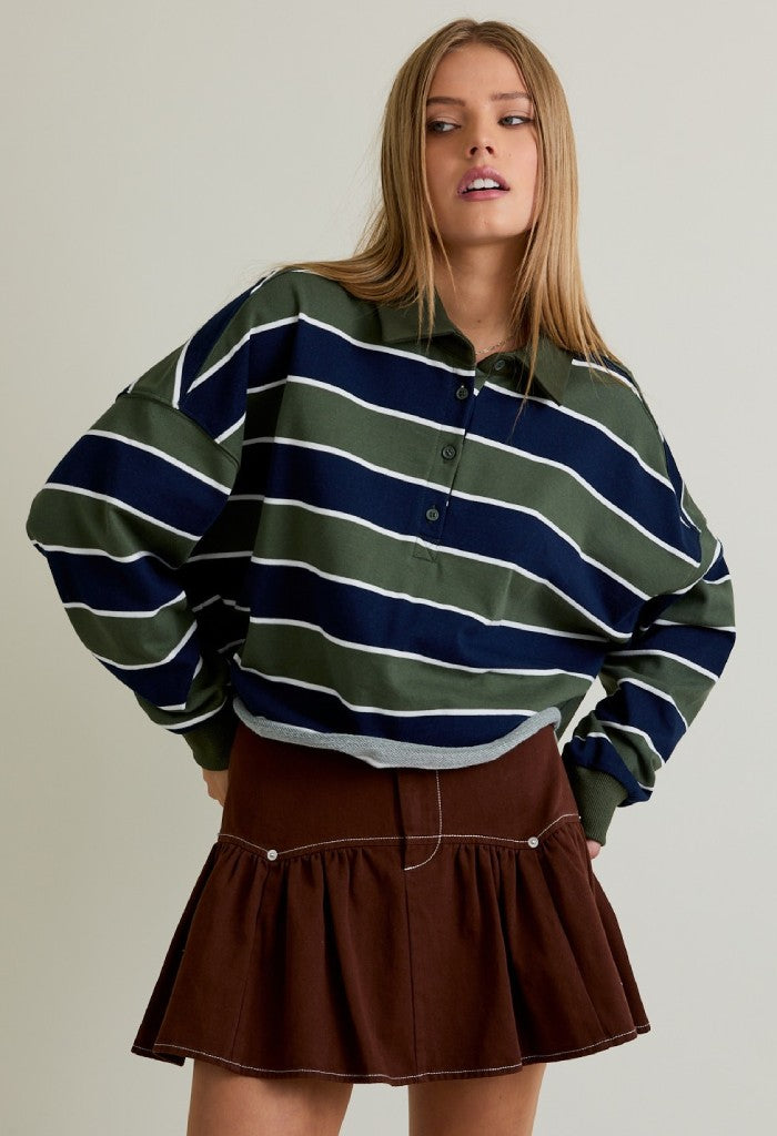 KK Bloom Polo Bar Pullover