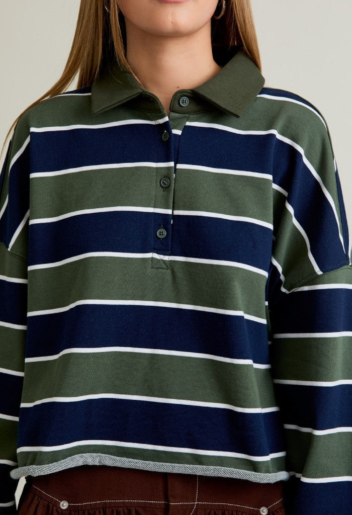 KK Bloom Polo Bar Pullover