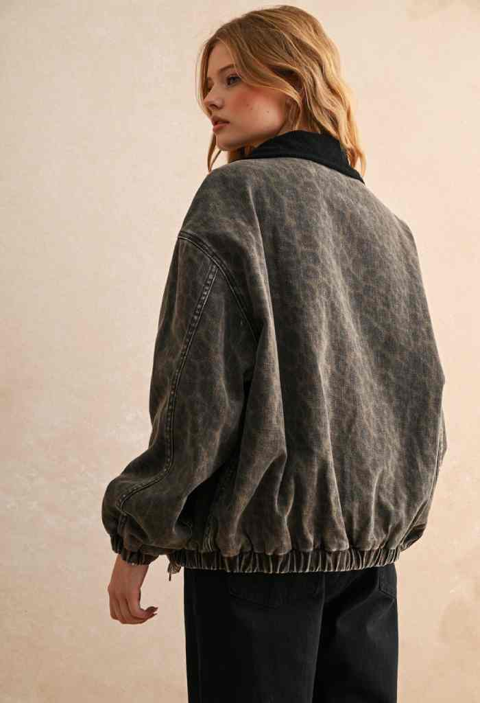 KK Bloom Sabrina Leopard Jacket