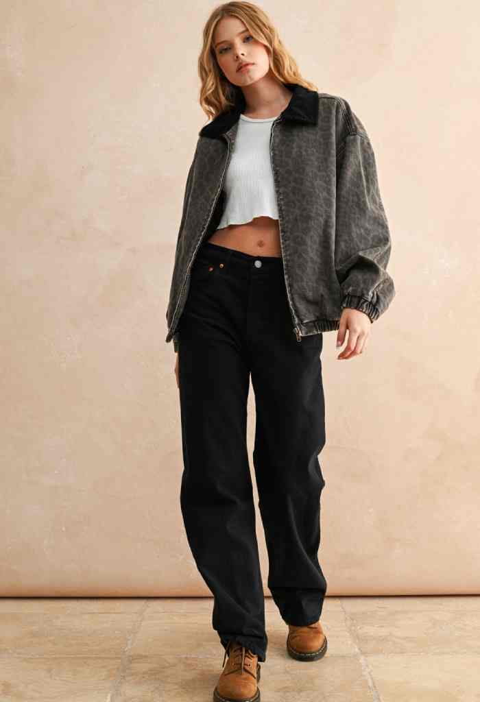 KK Bloom Sabrina Leopard Jacket