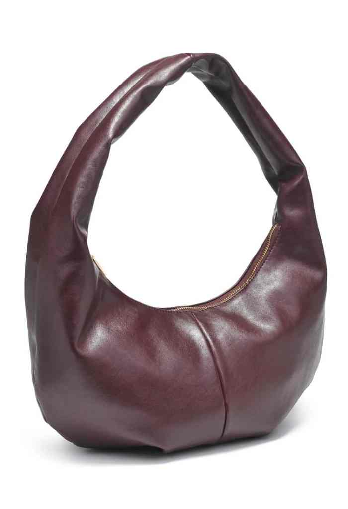 KK Bloom Croissant Bag-Burgundy