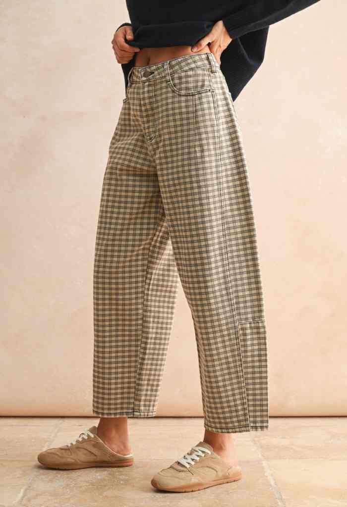 Check Me Out Barrel Pants