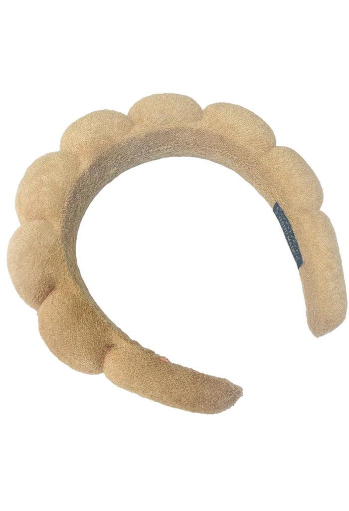 KK Bloom Powder Puff Headband-Beige