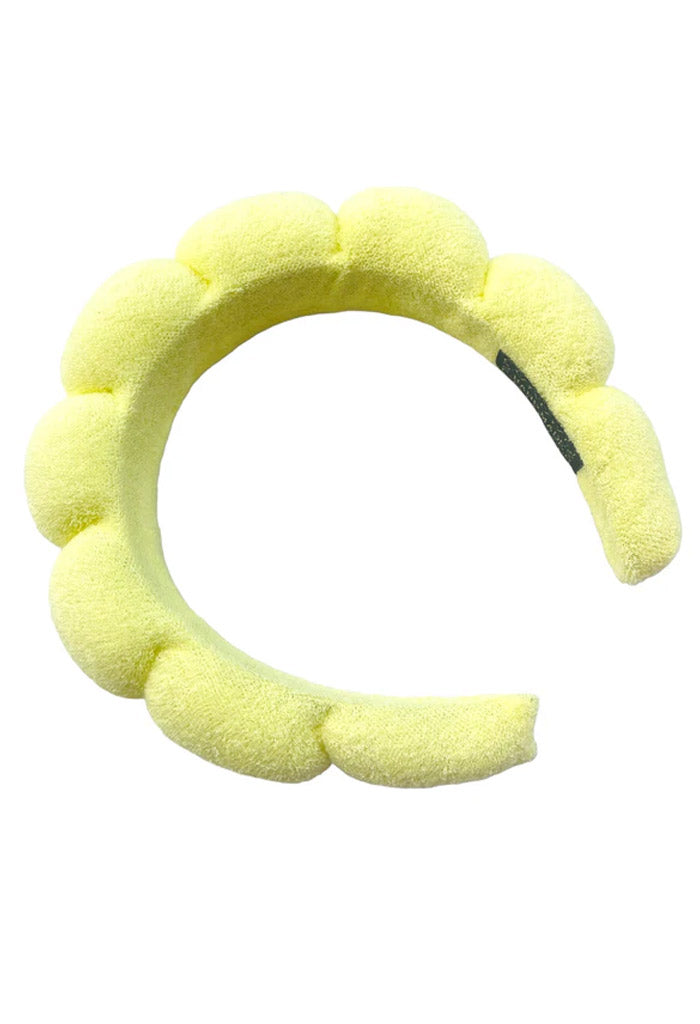 KK Bloom Powder Puff Headband-Yellow