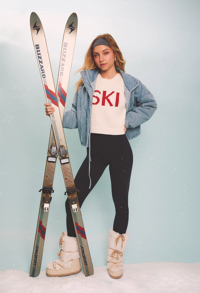 KK Bloom Ski Sweater-Candy Red