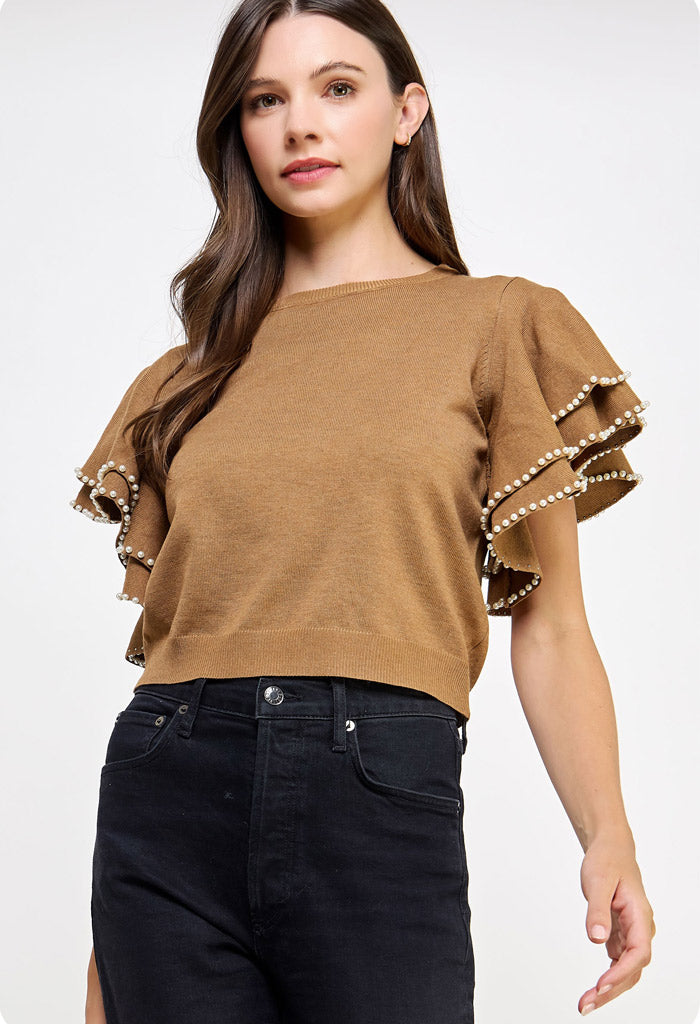 KK Bloom Tanner Knit Blouse