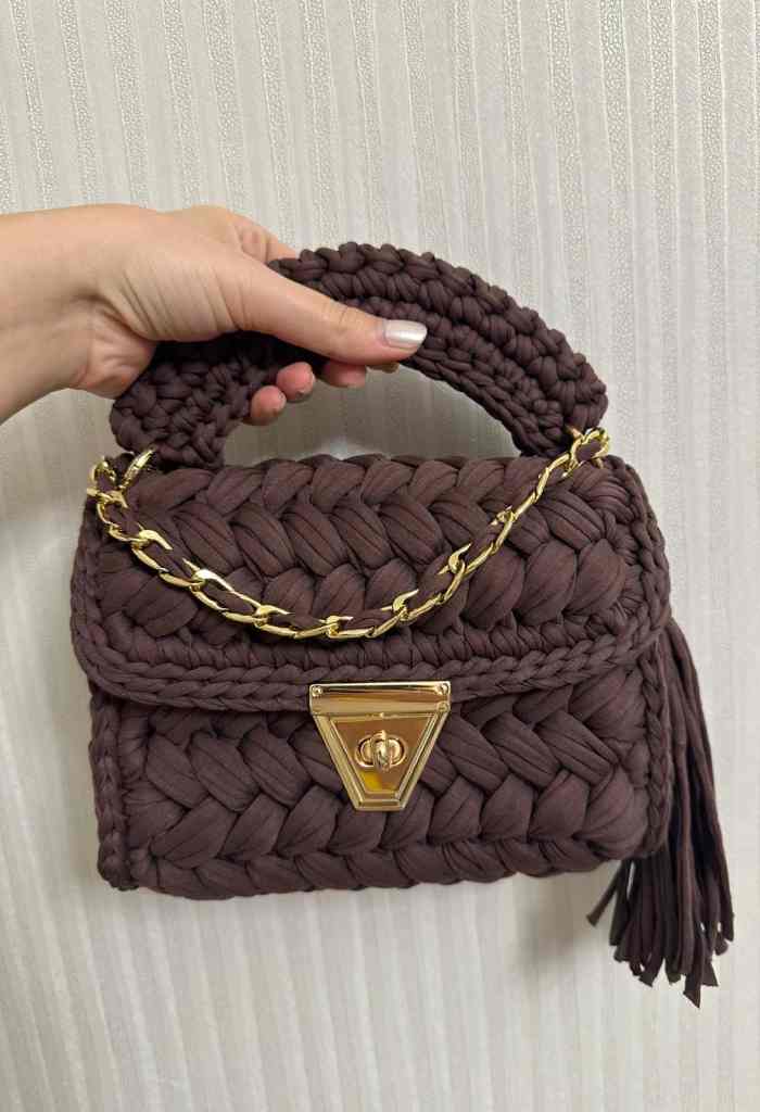KK Bloom Jordan Purse-Brown