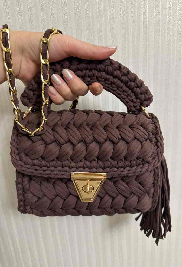 KK Bloom Jordan Purse-Brown