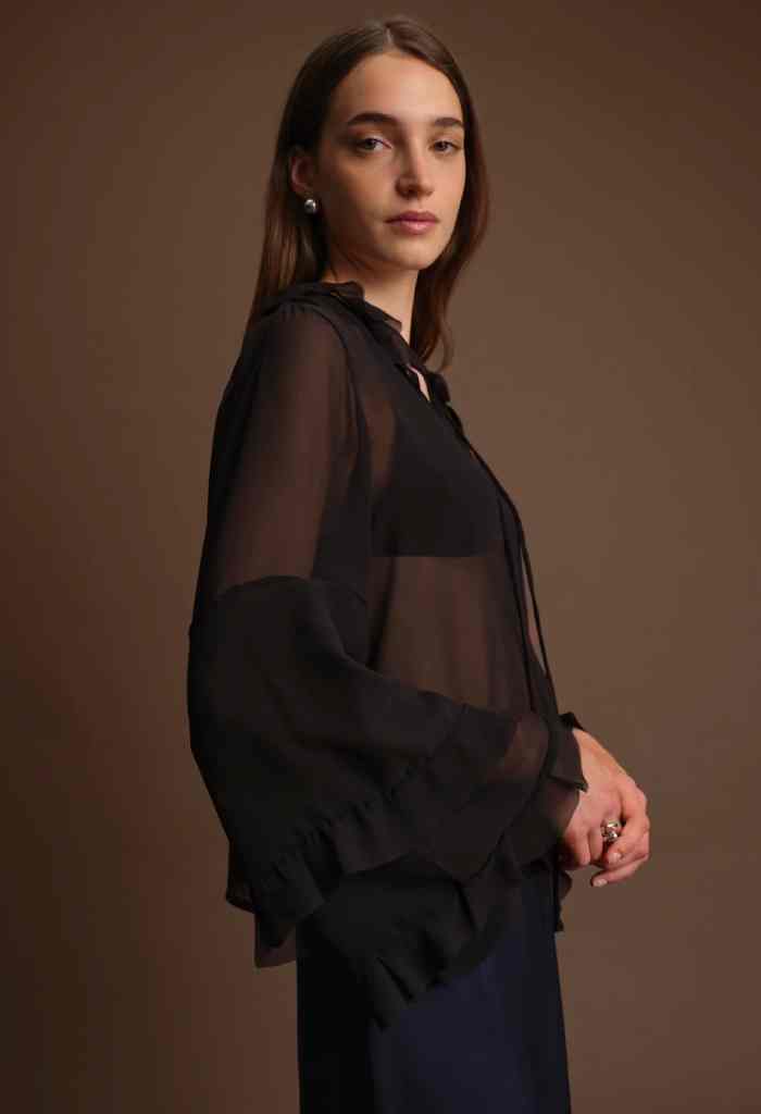 Deluc Bradley Blouse-Black