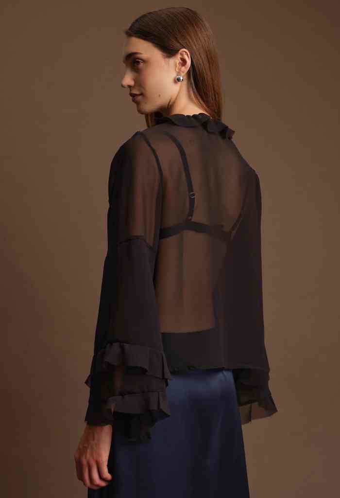 Deluc Bradley Blouse-Black