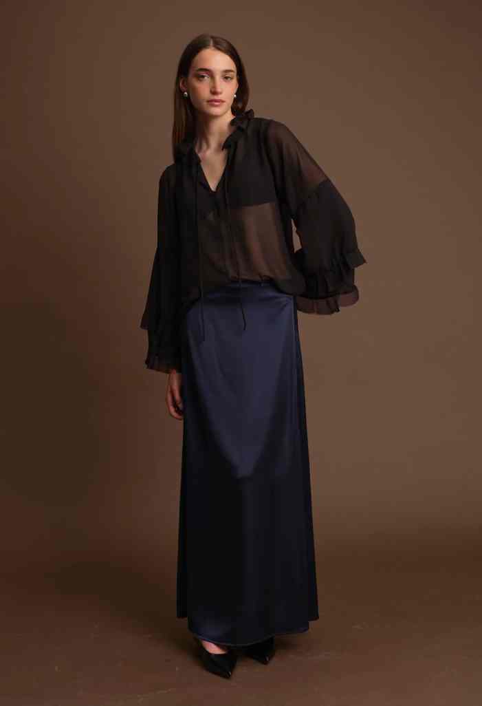 Deluc Bradley Blouse-Black