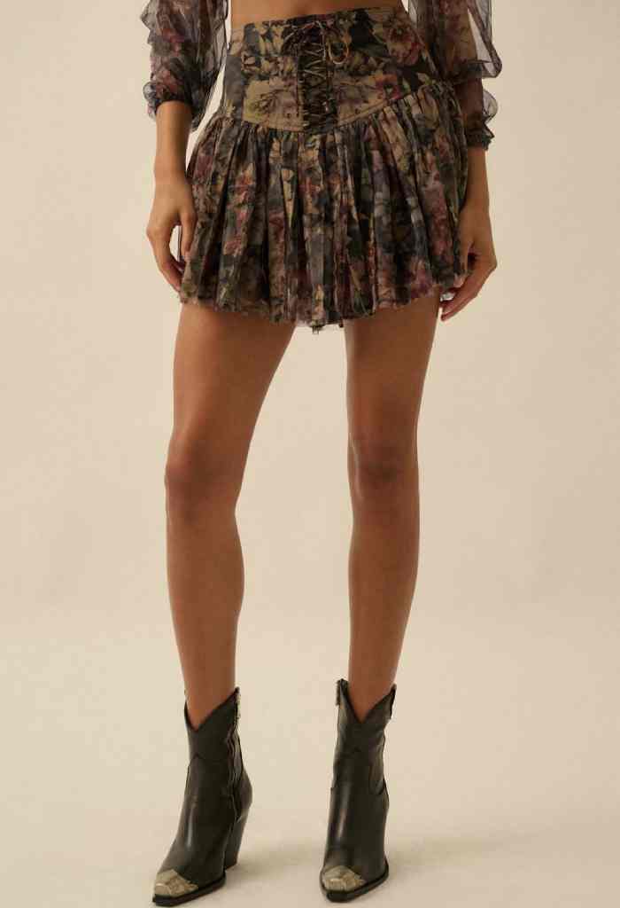 KK Bloom Rachel Mini Skirt
