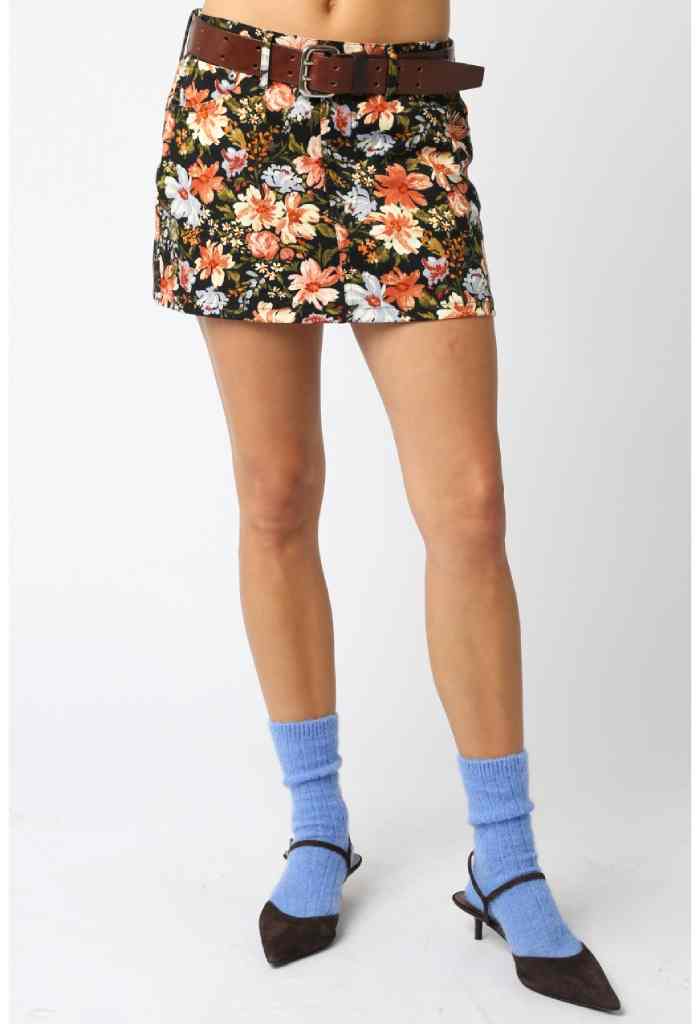 KK Bloom Flower Power Mini Skirt