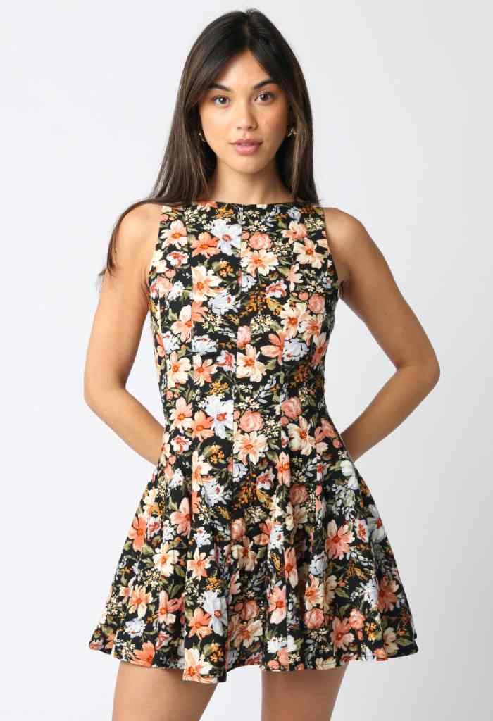 KK Bloom Flower Power Mini Dress
