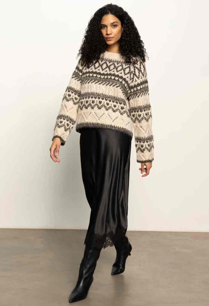 Sanctuary Clothing Slip Skirt With Lace