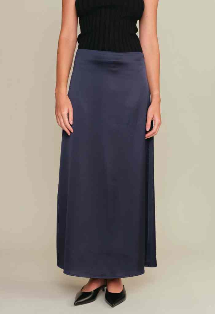 Deluc Clothing Marcus Skirt-Midnight Navy