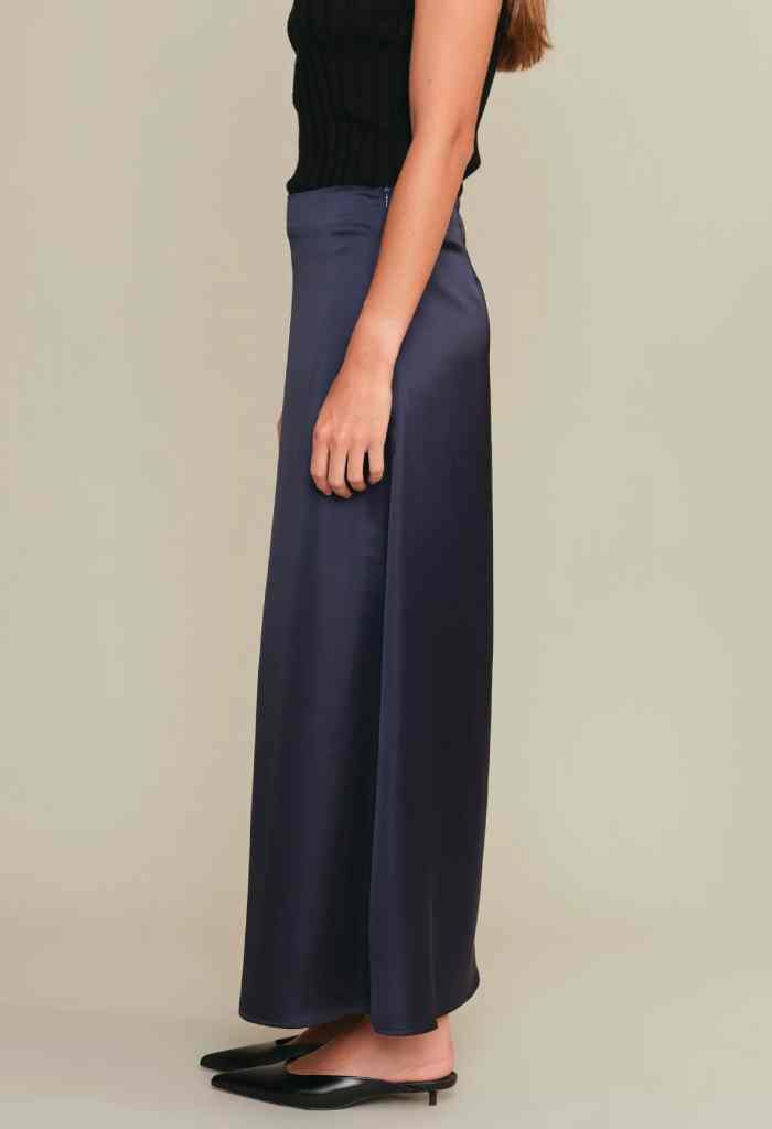 Deluc Clothing Marcus Skirt-Midnight Navy