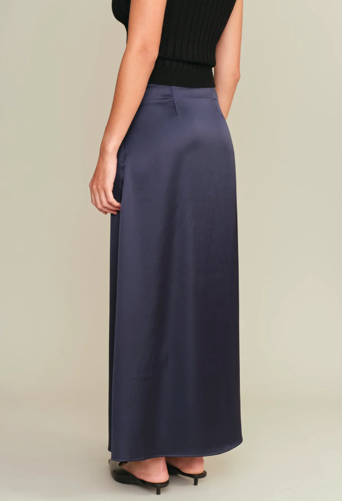 Deluc Clothing Marcus Skirt-Midnight Navy