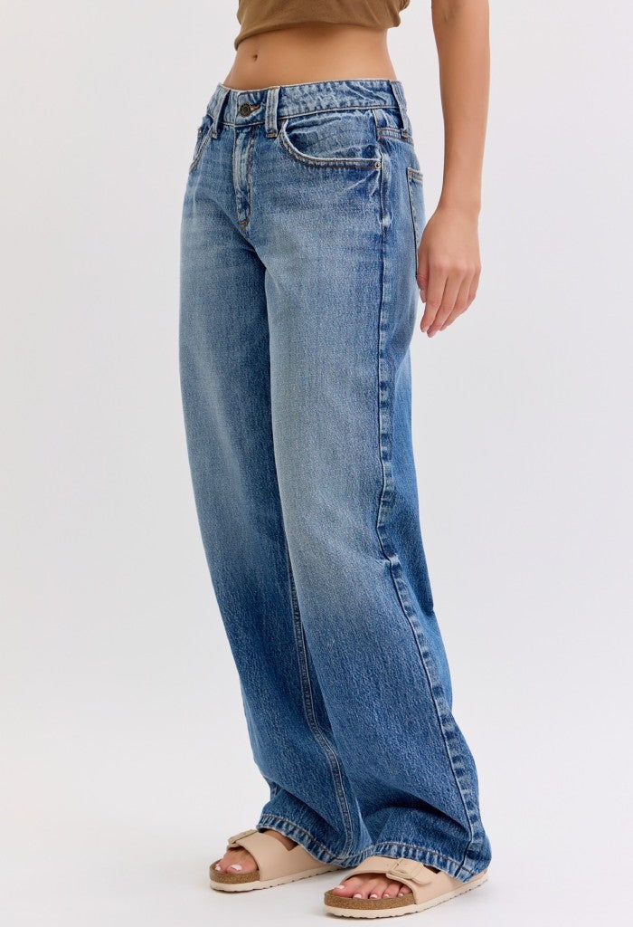 KK Bloom 90s Low Rise Baggy Denim
