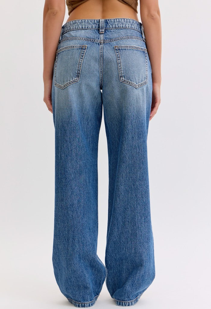 KK Bloom 90s Low Rise Baggy Denim