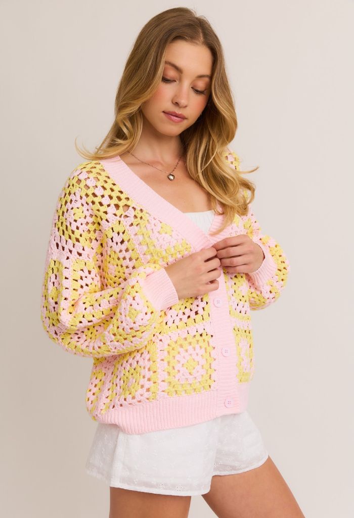 KK Bloom Crochet Cardigan