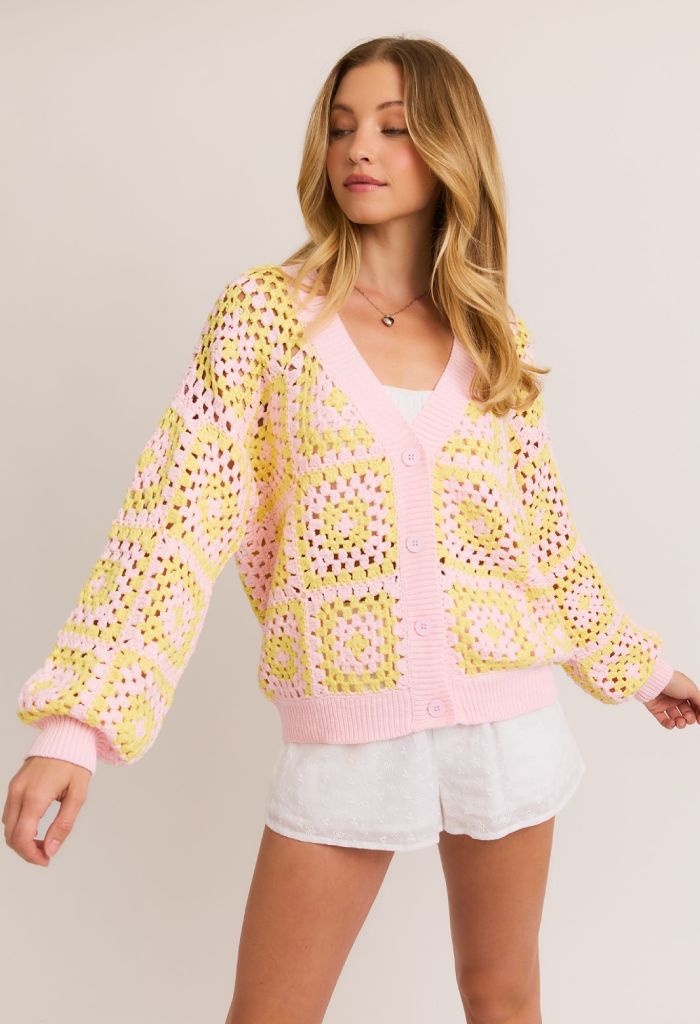 KK Bloom Crochet Cardigan