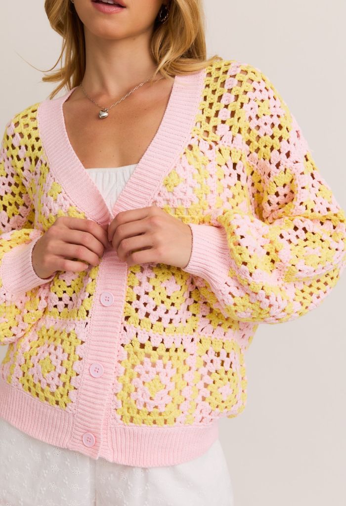 KK Bloom Crochet Cardigan