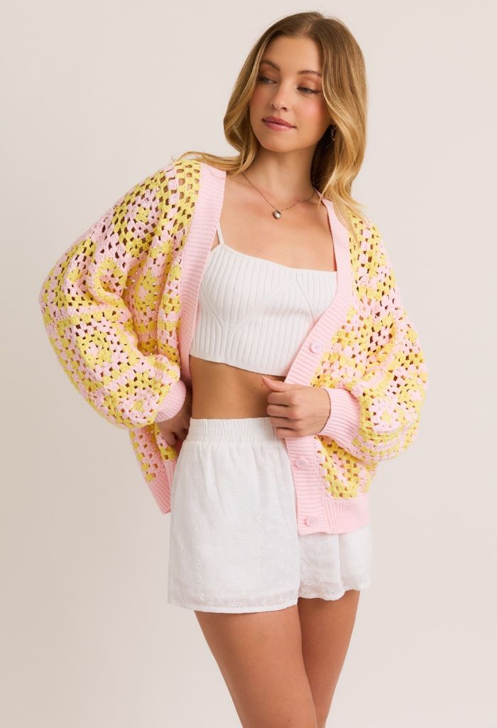 KK Bloom Crochet Cardigan