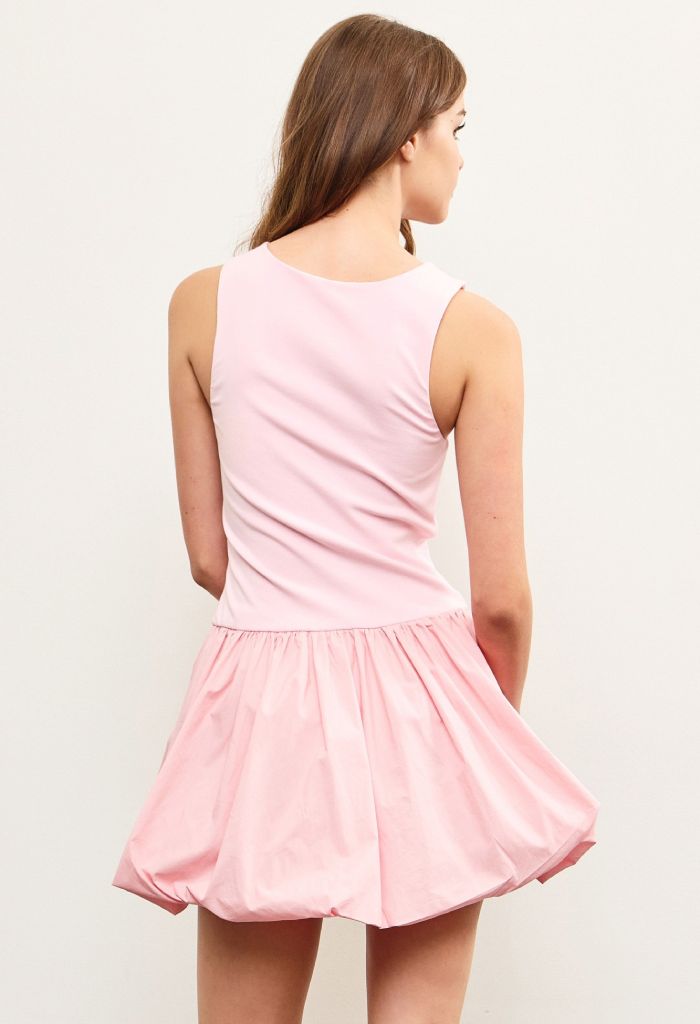 KK Bloom Balloon Hem Dress