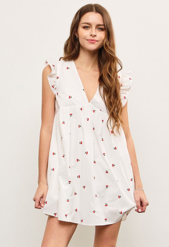 KK Bloom Embroidered Dress