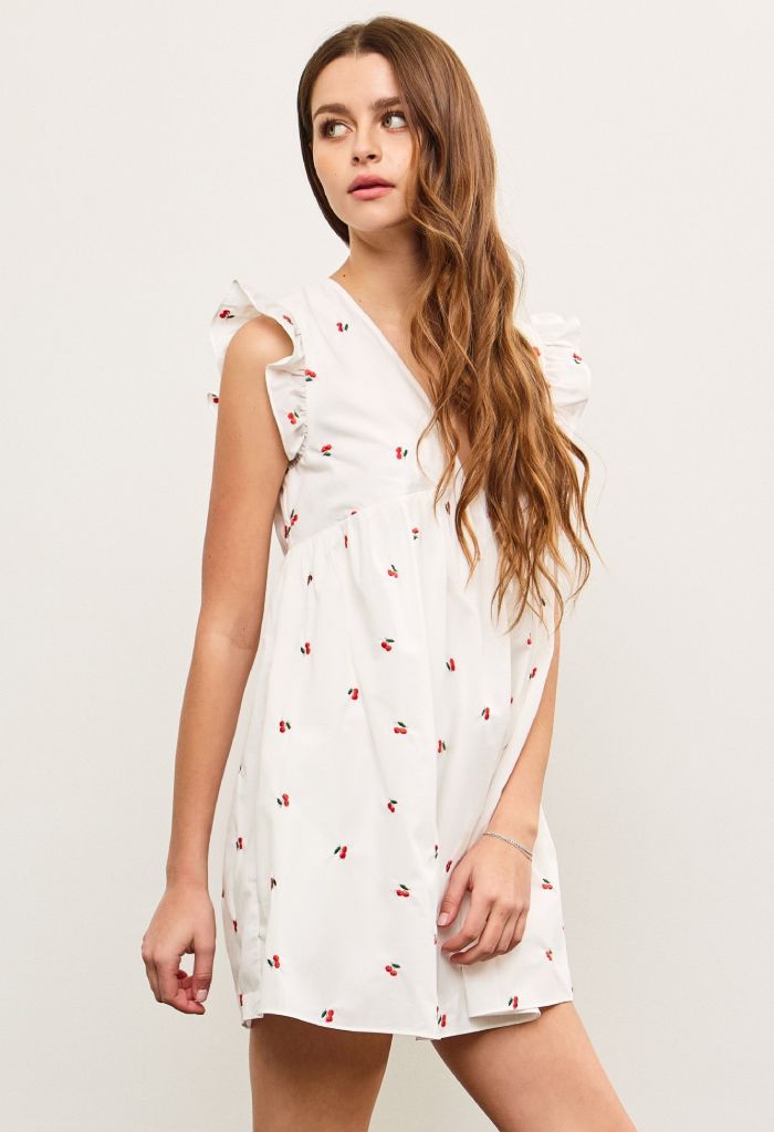 KK Bloom Embroidered Dress