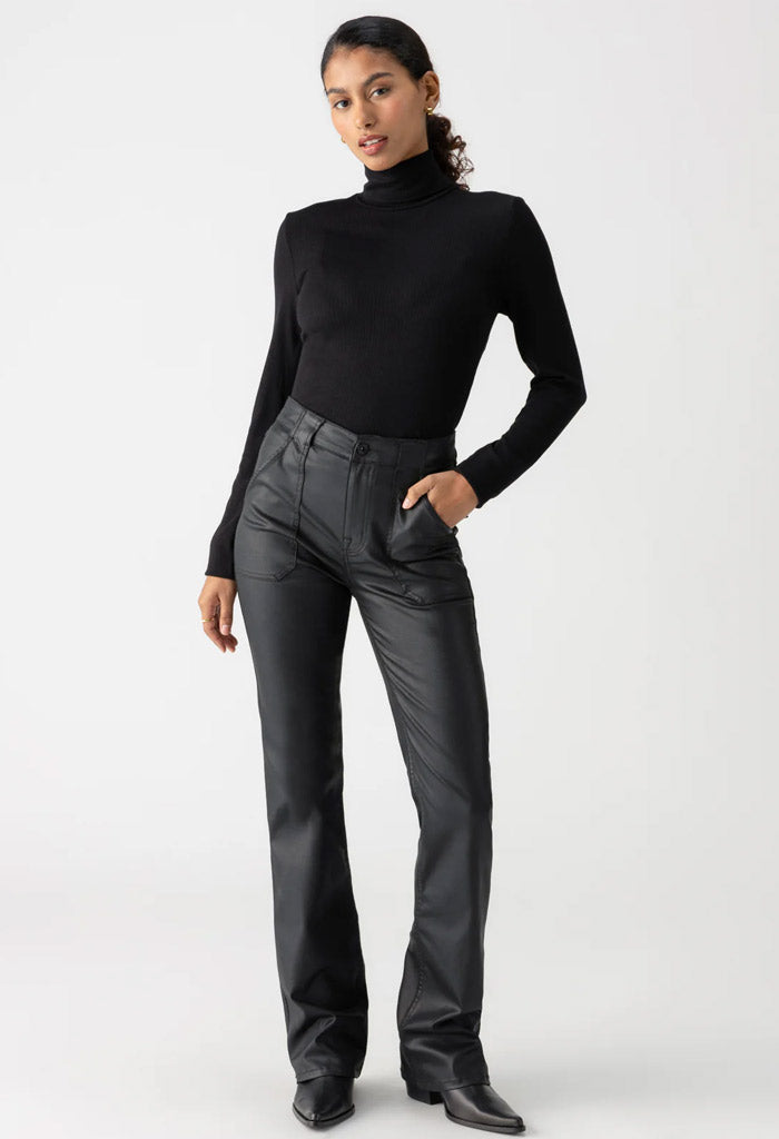 Sanctuary Essential Turtleneck-Black