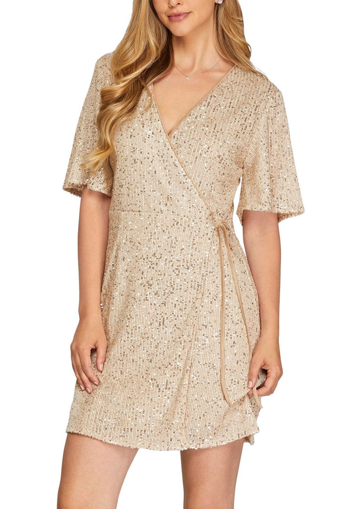 KK Bloom Catherine Wrap Dress