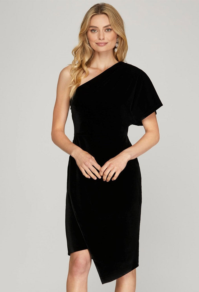 KK Bloom Kennedy One Shoulder Dress