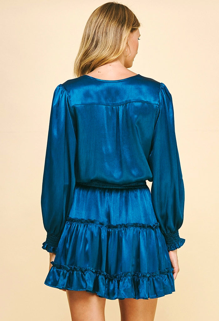Sapphire Black Mini Dress – Beginning Boutique US