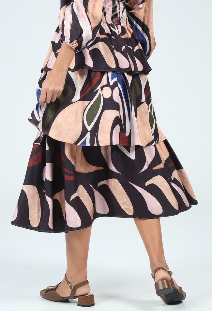 KK Bloom Maggie Midi Skirt