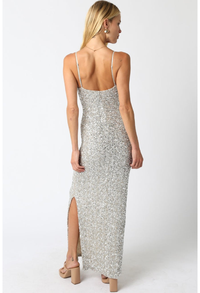 KK Bloom Champagne Toast Maxi Dress