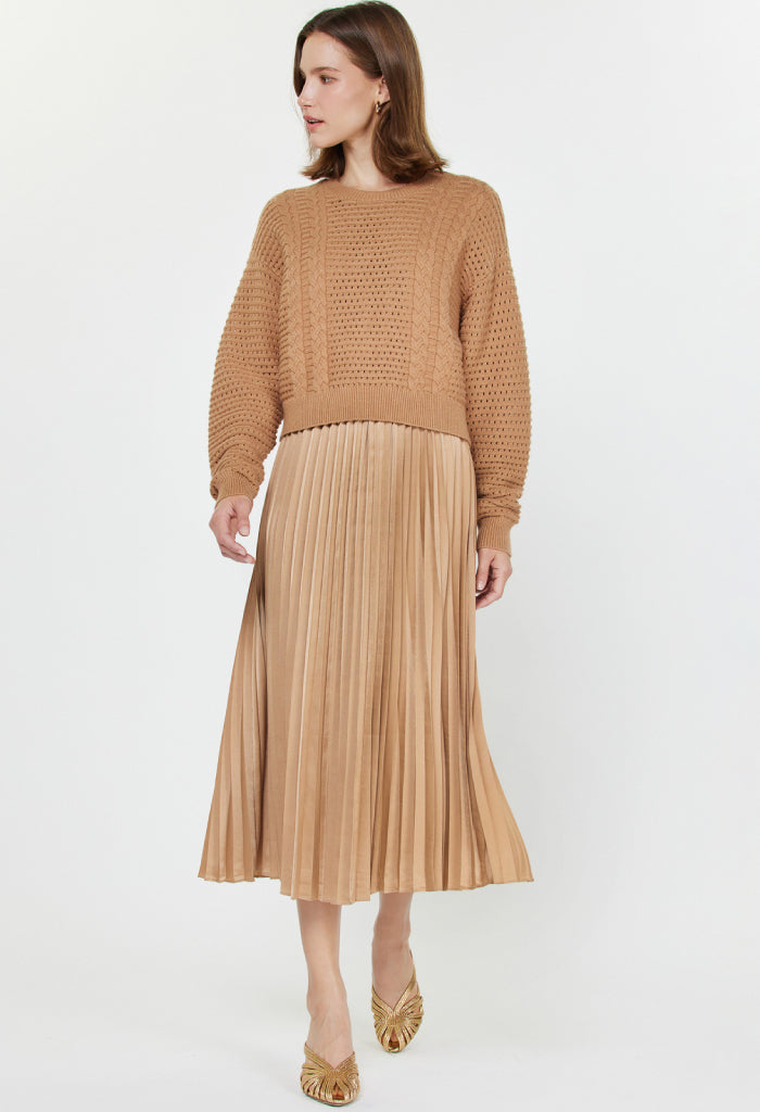 KK Bloom Carmel Macchiato Sweater