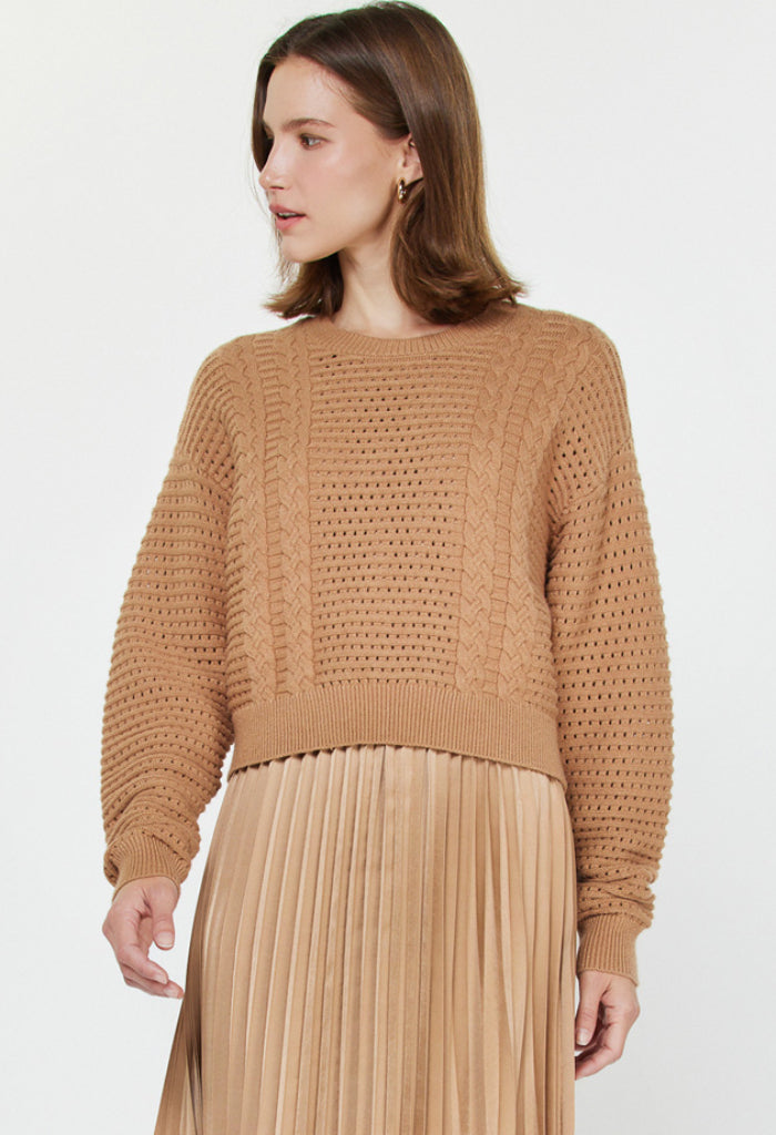 KK Bloom Carmel Macchiato Sweater